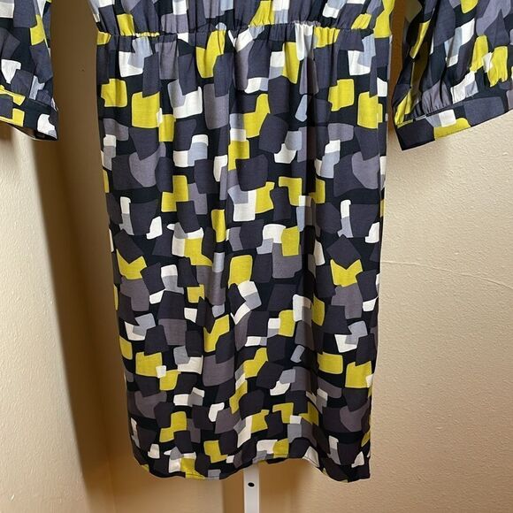 BODEN Women's Geometric Dot Wrap Viscose Silk Dress Size US 4R - Picture 12 of 15
